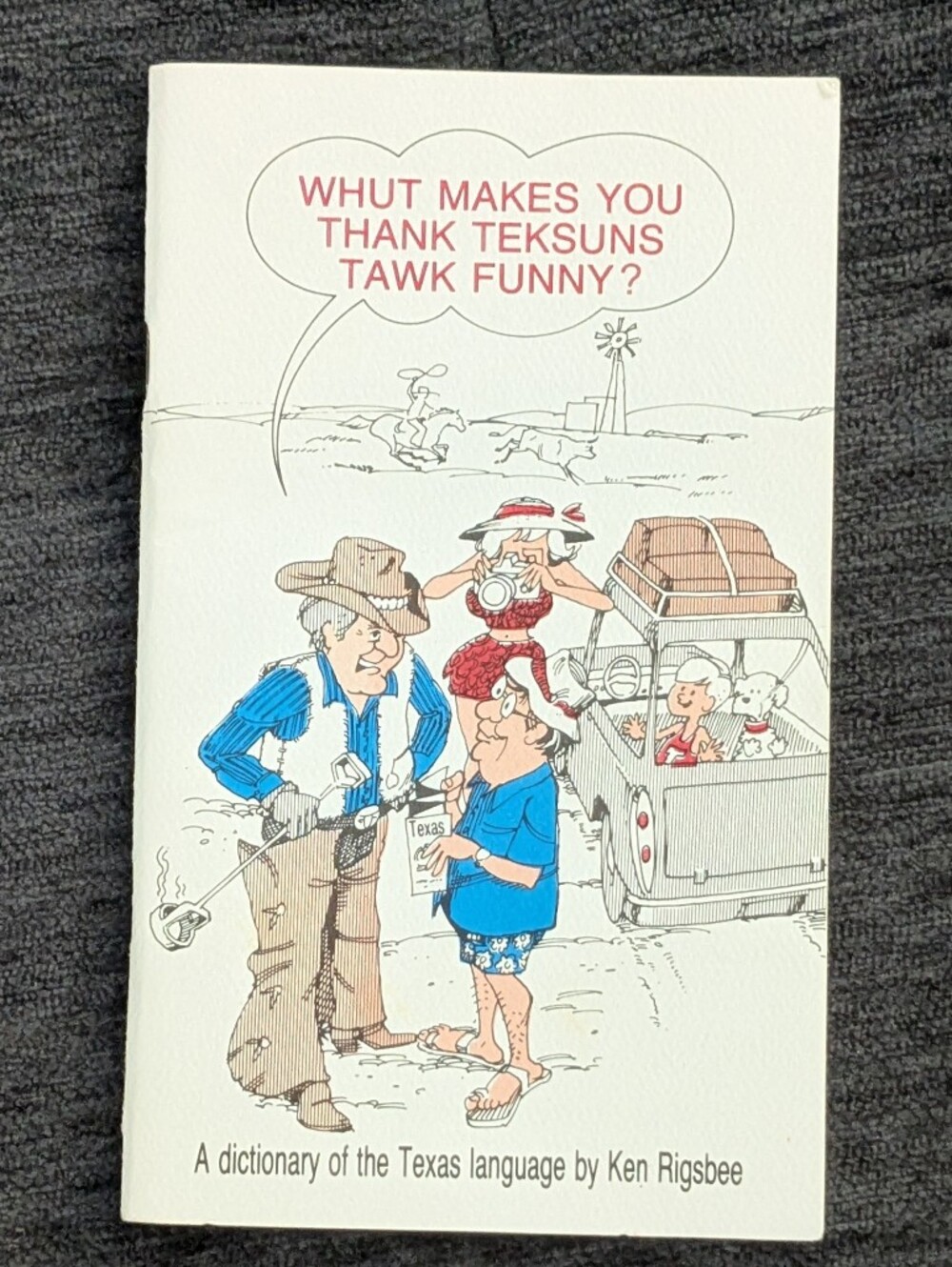 Vintage Texas Language Paperback Book